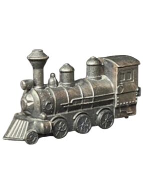 Vintage Antique Finish Die Cast Metal Steam Engine Locomotive Pencil Sharpener